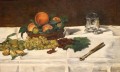 Still Life Fruits on a Table Eduard Manet